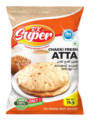 R K SUPER FOODS CHAKKI FRESH ATTA