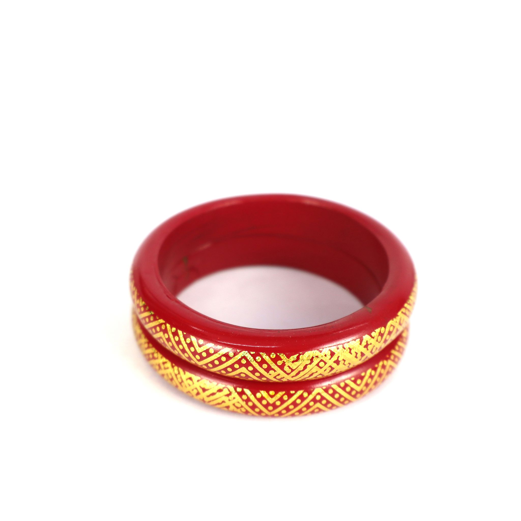 HM  Royal Style Rajasthani Lac Bangles-Dark Pink    Colour for Girls & Womens