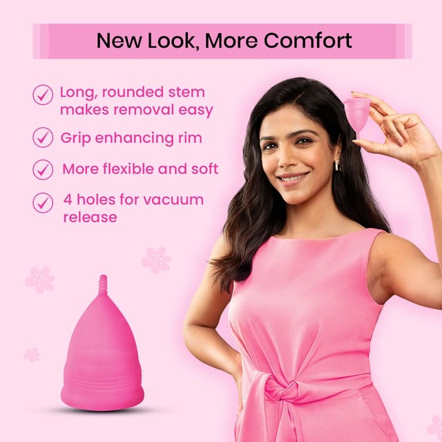 i-activ Menstrual Cup for Women  Rash-Free, Leak-Free & Ultra