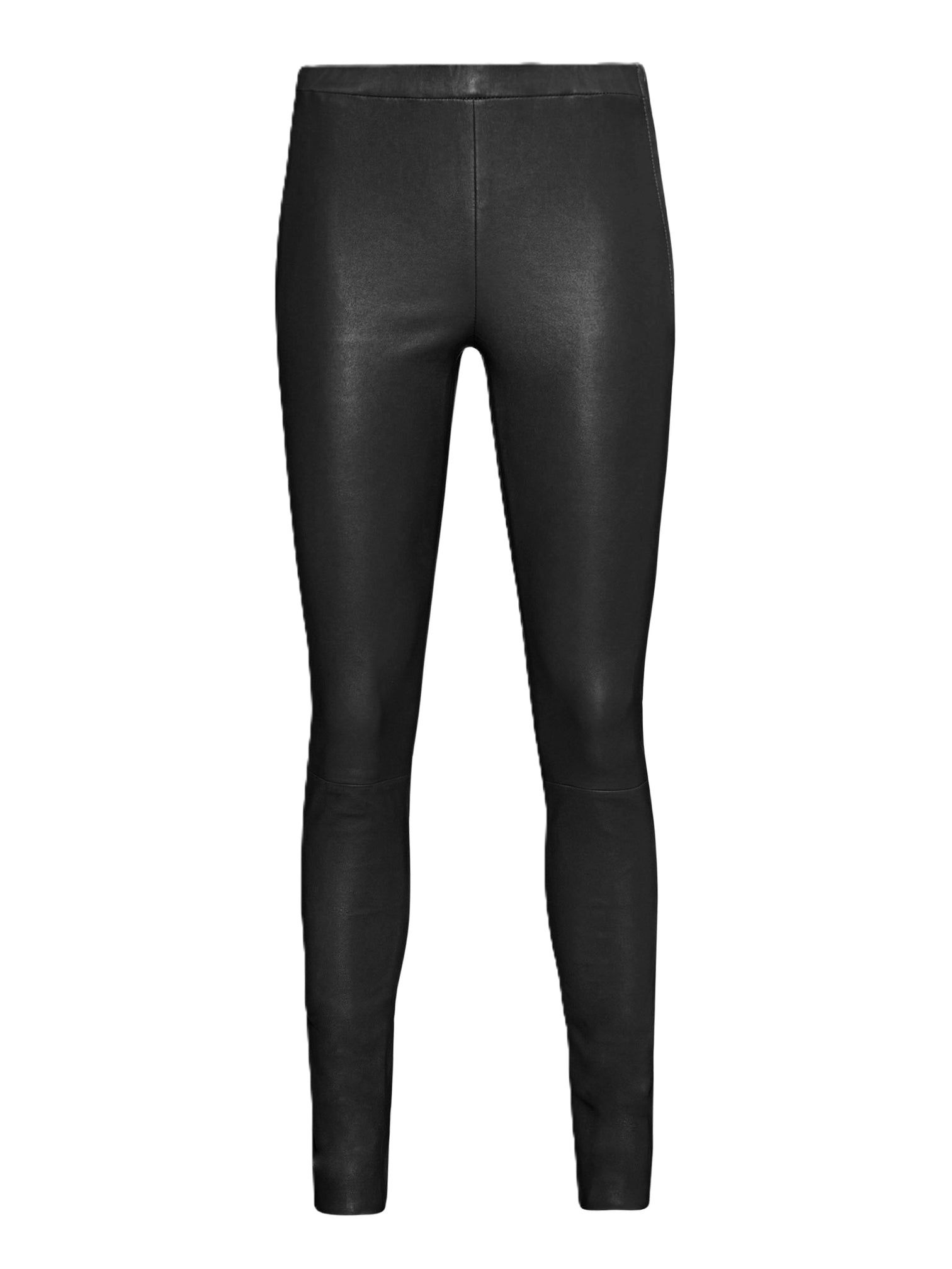 Legging Women Black Stretch Genuine Nappa Leather