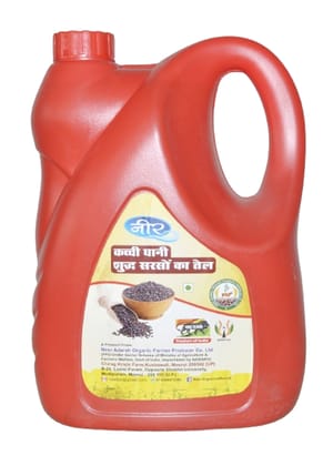 " NEER" Kacchi Ghani Pure Mustard Oil 5 Litre