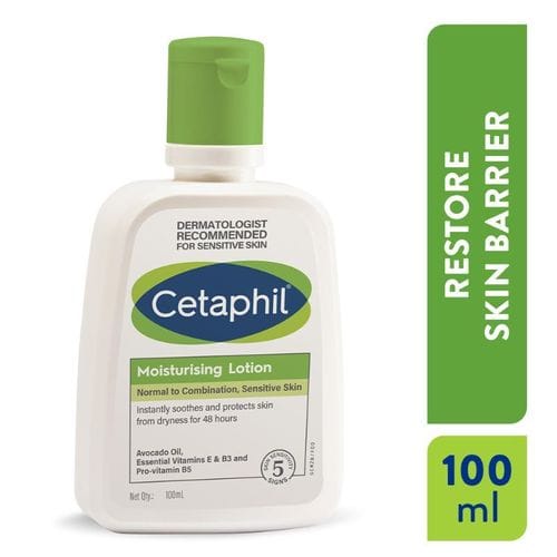 Cetaphil Moisturising Lotion For Dry To Normal Sensitive Skin 100ml)