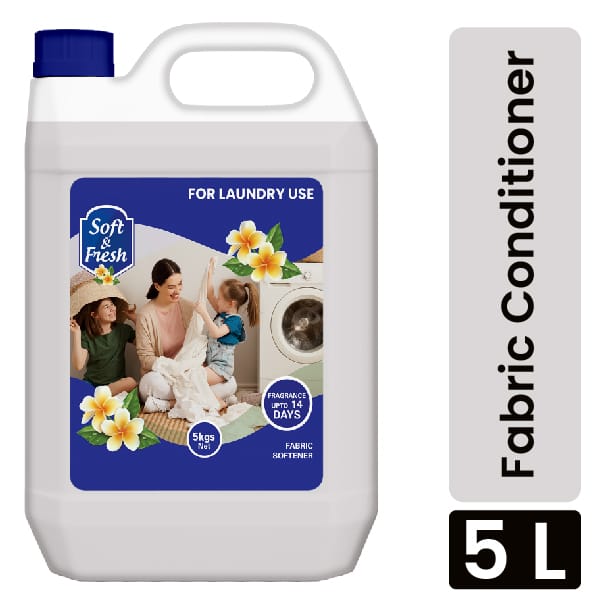 Soft & Fresh Vanilla Dreams 5L Fabric Conditioner Softener - for Laundry/Large Family Pack