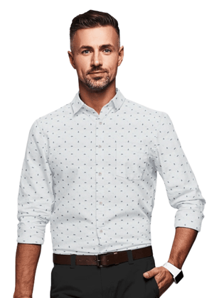 JSPARK Premium Cotton Floral Printed Shirt for Men | Full Sleeves | Cotton Shirt | Printed Shirt