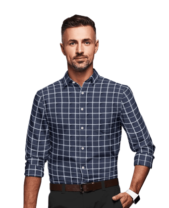 Stylish Casual Cotton Checked Shirts For Men, Full Sleeves