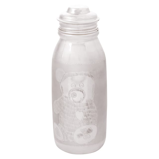 Silver milk best sale bottle for baby