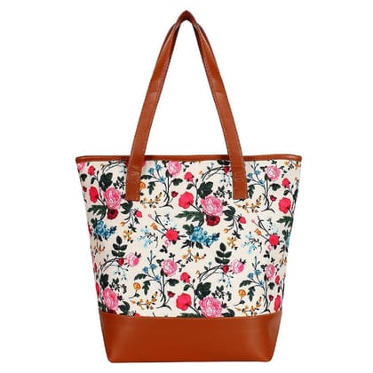 Lychee bags Women Canvas Print Tote Bag