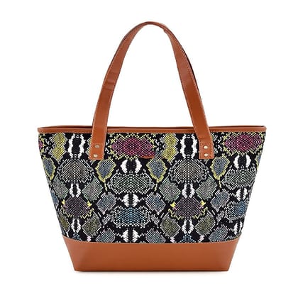 Lychee bags Women Canvas Print Tote Bag