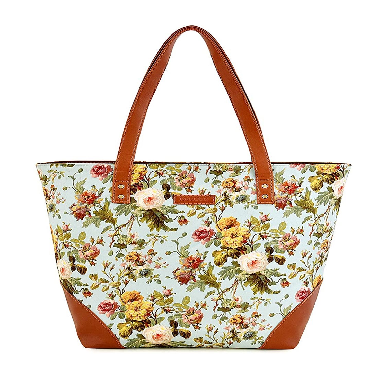 Lychee bags Women Canvas Print Tote Bag