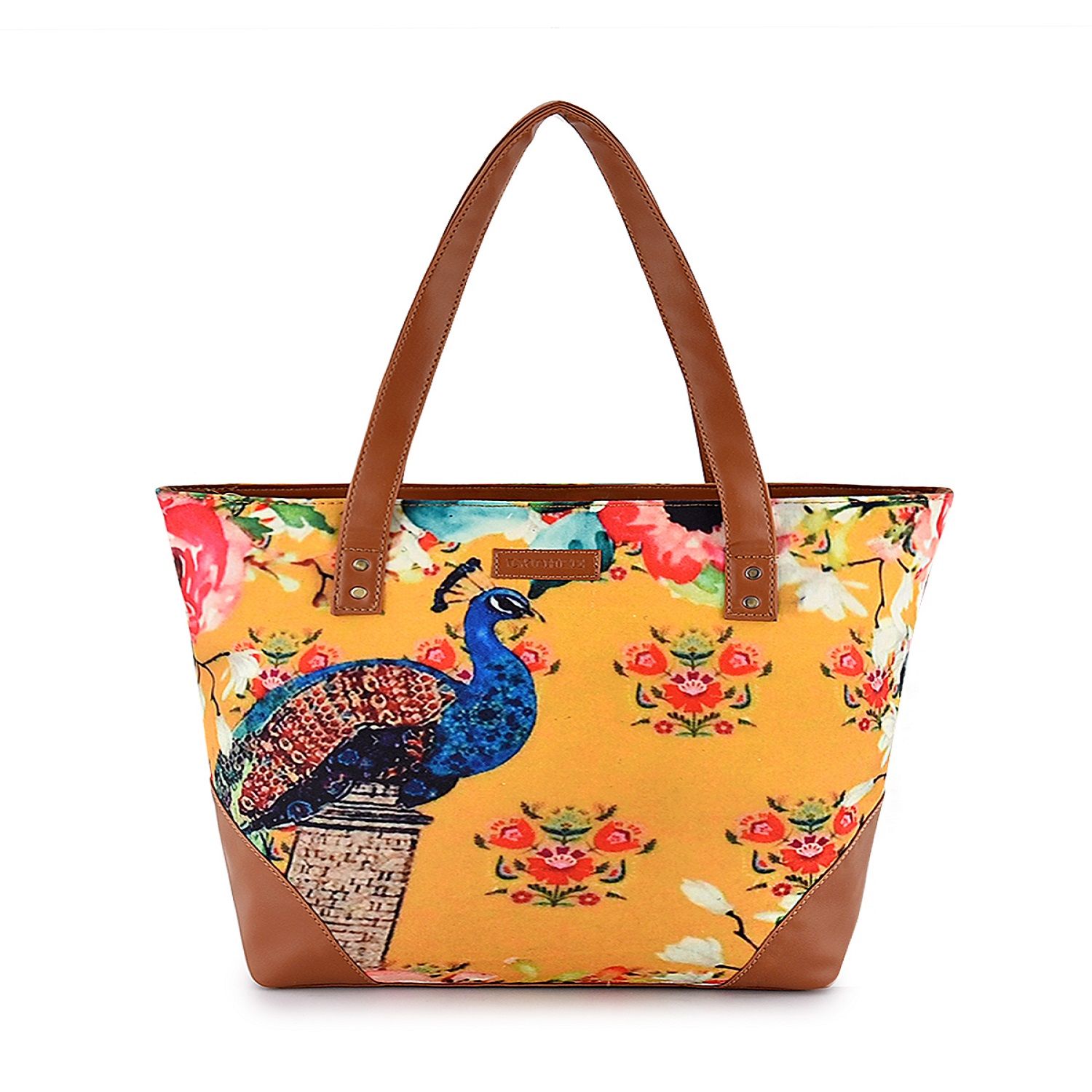 Lychee bags Women Canvas Print Tote Bag