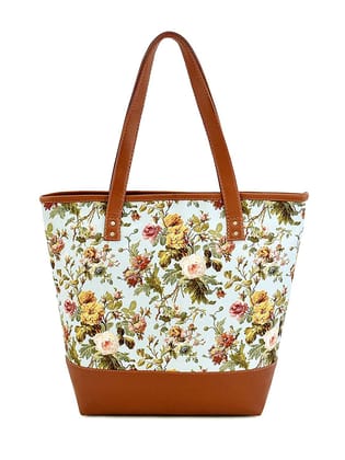 Lychee bags Women Canvas Print Tote Bag