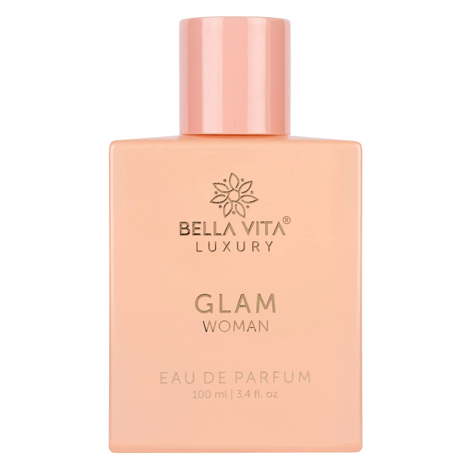 Bella Vita Luxury GLAM Woman Eau De Parfum Perfume for Her with White Honey & Virginia Cedar|Floral Long Lasting EDP Fragrance Scent for Women, 100 Ml