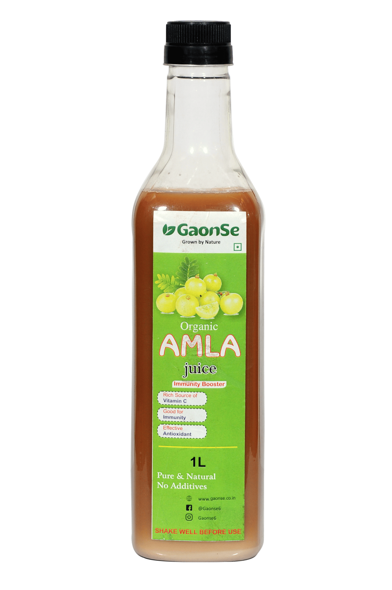 GAONSE ORGANIC AMLA JUICE  1 LITRE