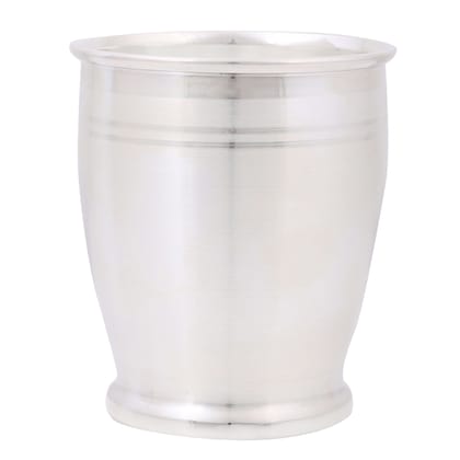 Osasbazaar Pure Silver Glass Tumbler - Curved Design - 97%-99% BIS Hallmarked