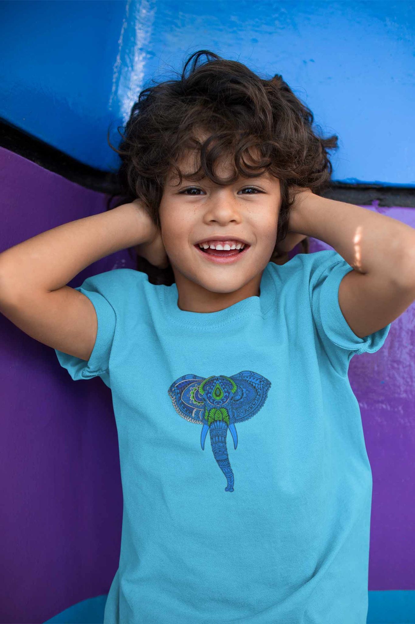 Round Neck T-Shirt (Kids) - Elephantastic (13 Colours)