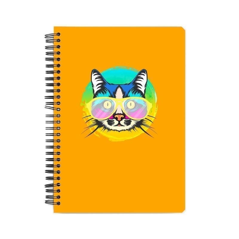 Cat With Glasses Notebook