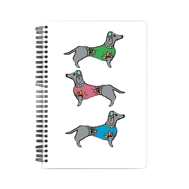 Three Dachshunds Notebook