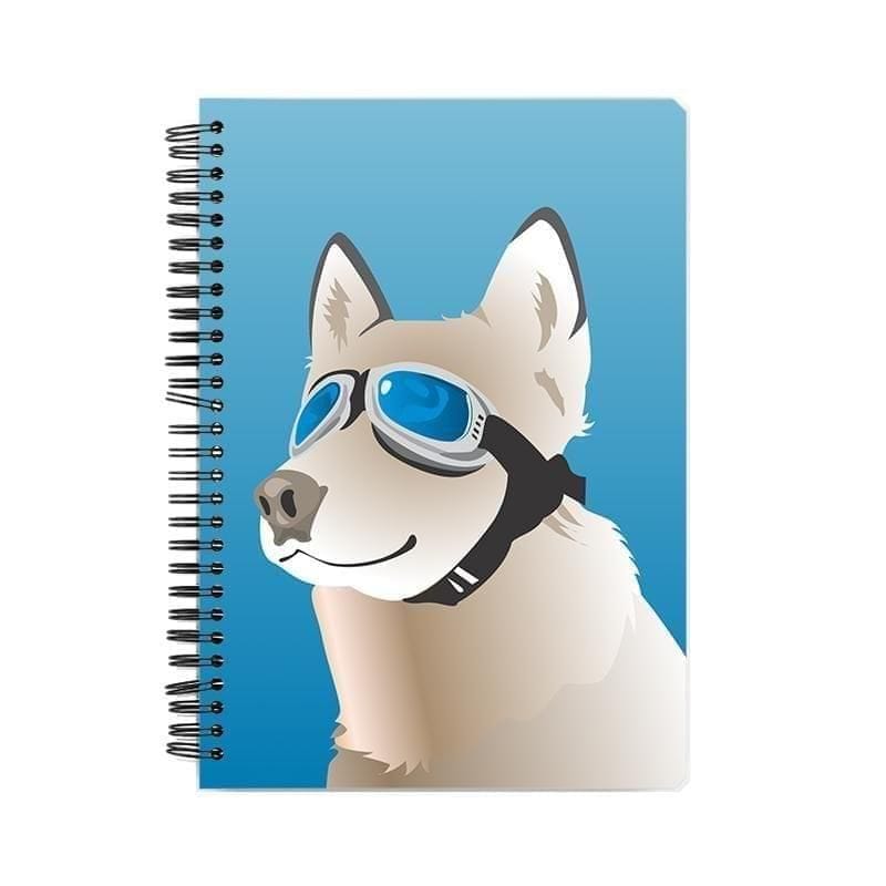 Cool Dog Husky Notebook