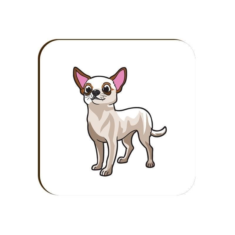 Chatty Chihuahua Square Coaster