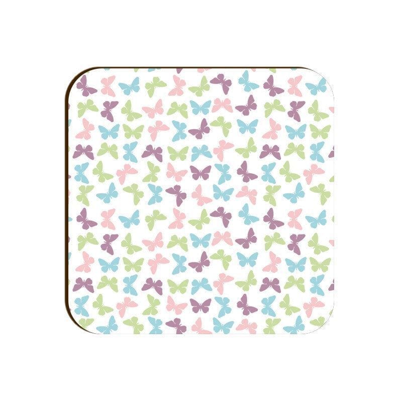 All About Butterflies Square Coaster