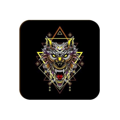 Alfa Wolf Square Coaster