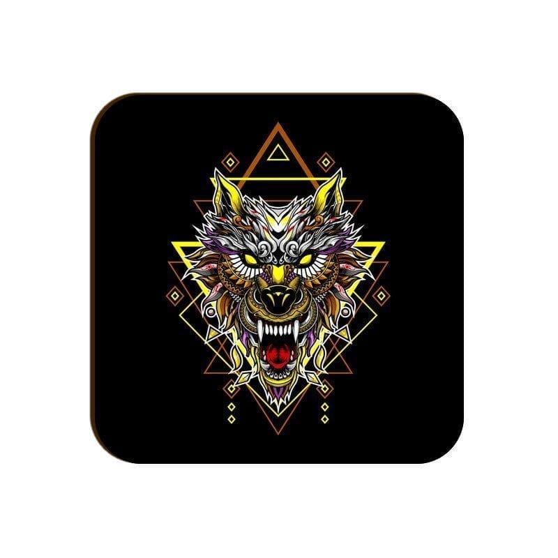 Alfa Wolf Square Coaster