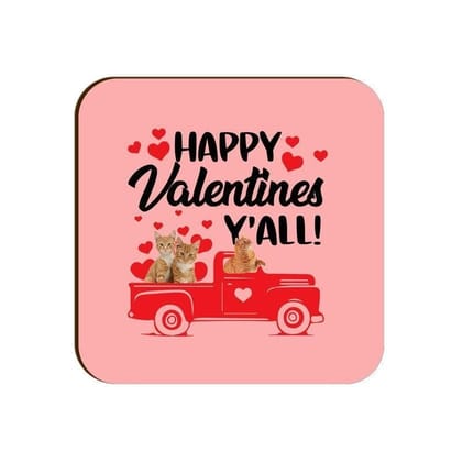 Valentine's Day Special Square Coaster