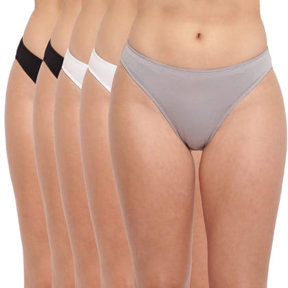 BASIICS by La Intimo-Glamo Rise High Leg Brief