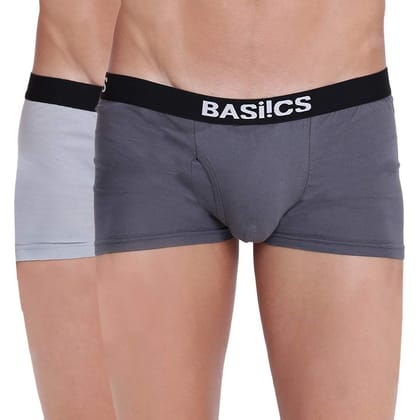 BASIICS by La Intimo Men�s Cotton Spandex Power Brief Underwear (Black)