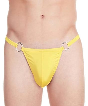 La Intimo Men's Polyester bikinis (Pack of 1) (LISL033ZM0_L_SP-Naughty Signs_Multicolor_L)