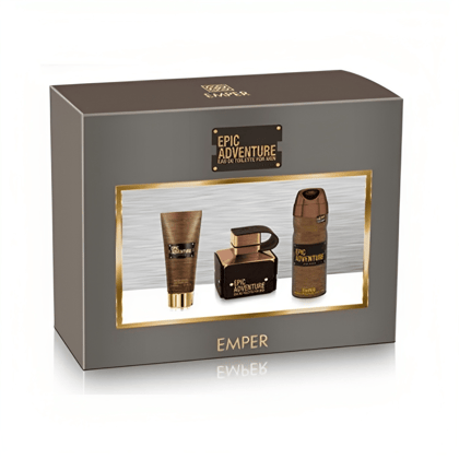 Emper Gift Set Epic Adventure 3in1 for Men - EDT -