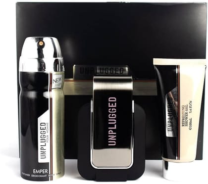 Emper Gift Set Unplugged 3in1 for Men - EDT -