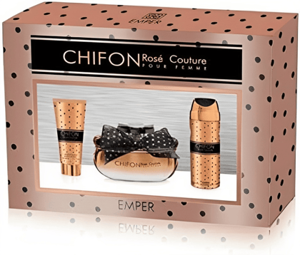 Emper Gift Set Chifon Rose Couture 3in1 for Women - EDP -