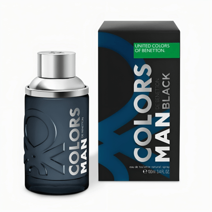 COLORS DE BENETTON BLACK FOR MEN EDT 100ML