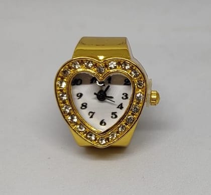 YAKH Heart of Gold Ring Watch