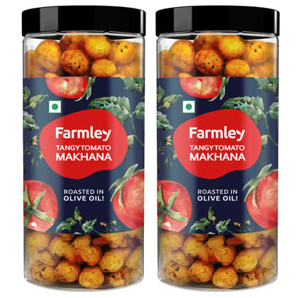 Farmley Tangy Tomato Makhana Roasted In Olive Oil  (2 x 83 g)