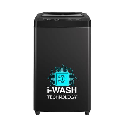 Godrej 6.5 Kg 5 Star I-Wash Technology for Automatic One Touch Wash Fully-Automatic Top Load Washing Machine (WTEON 650 AP 5.0 GPGR, Graphite Grey, With Toughened Glass Lid)