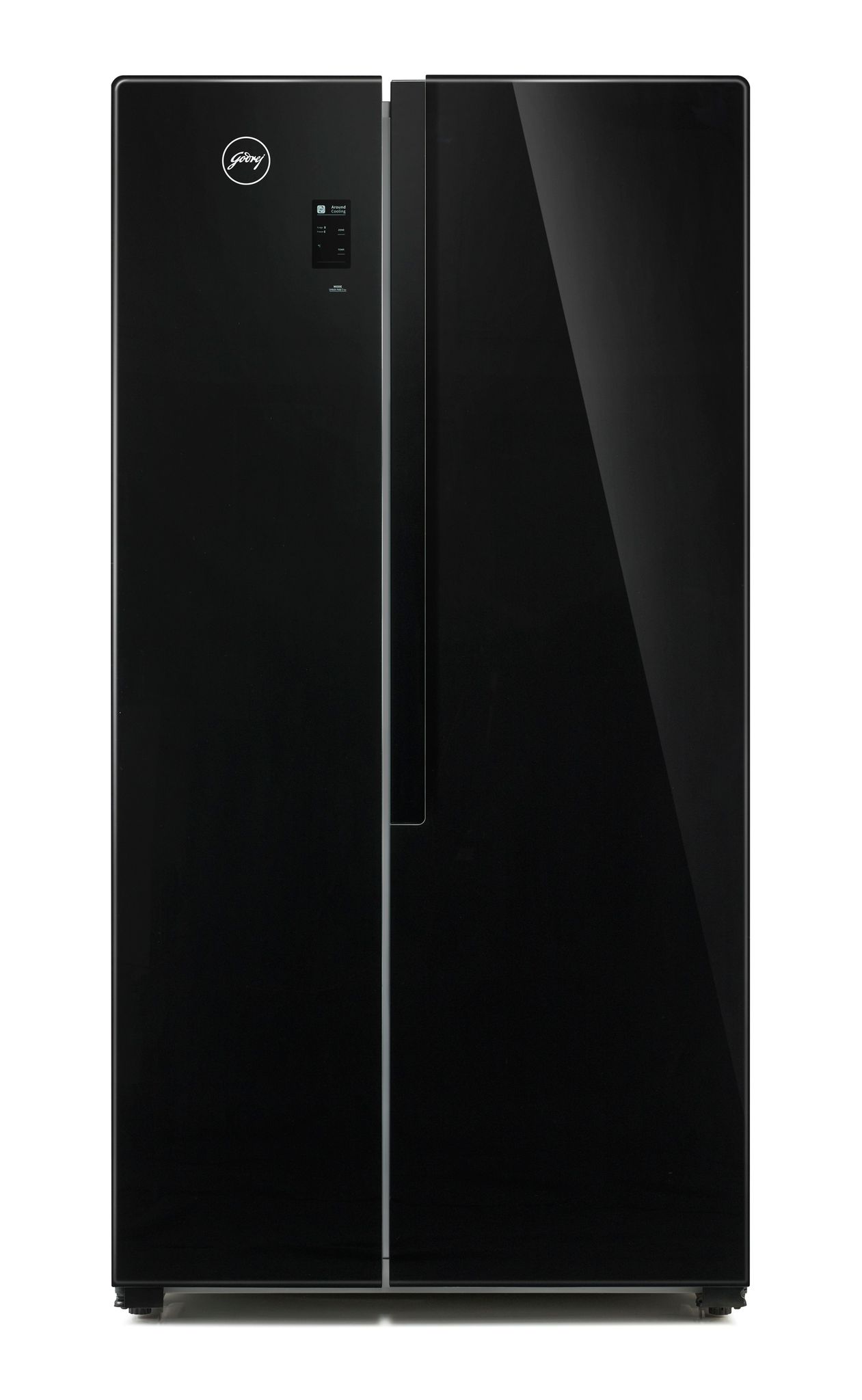 Godrej 564 L Multi Air Flow System, With Advanced Controls Frost Free Side-By-Side Refrigerator(RS EONVELVET 579 RFD GL BK, Glass Black)