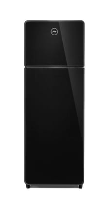 Godrej 265 L 2 Star Nano Shield Technology With 30 Days Farm Freshness Inverter Frost Free Double Door Refrigerator(RT EONCRYSTAL 280B 25 RCIM OB, Onyx Black)