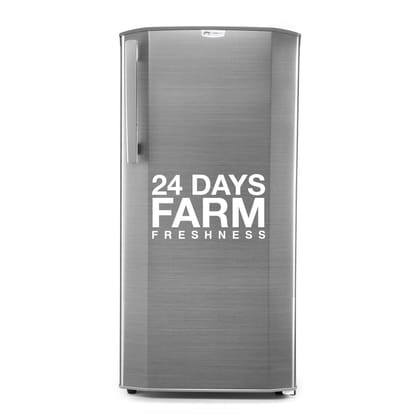 Godrej 180 L 5 Star Inverter, Turbo Cooling Technology, With 24 Days Farm Freshness Direct Cool Single Door Refrigerator (RD EDGENEO 207E THI JT ST, Jet Steel)