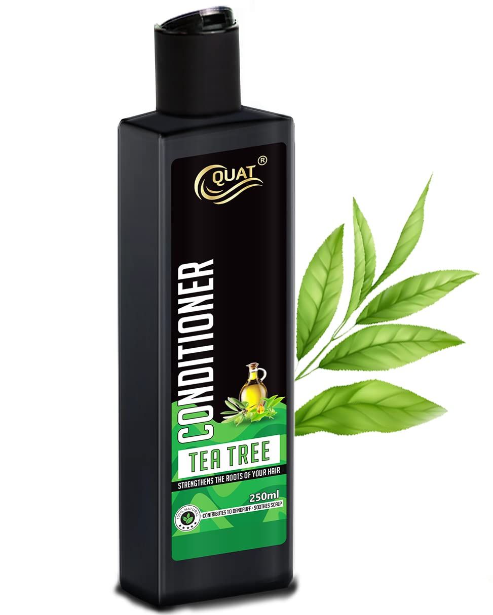 QUAT Tea Tree Conditioner, Nourishes, Repair & Shine, For Long and Lifeless Hair, Dream Lengths (250ml)