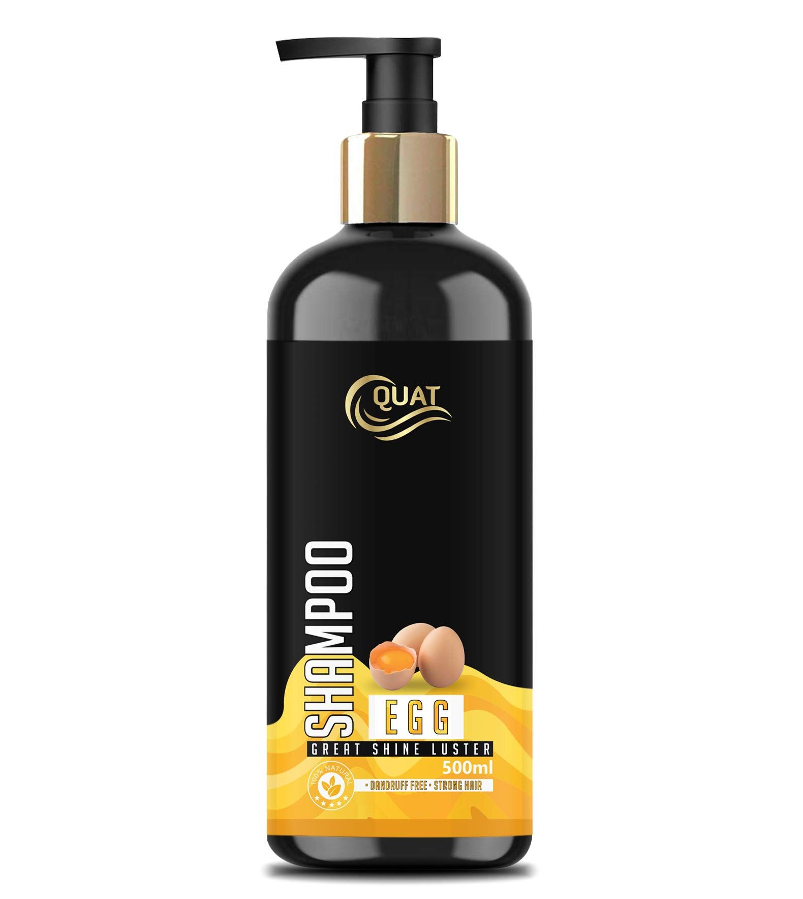 Quat 100% pure Hairfall Prevent Egg Shampoo, 500ml