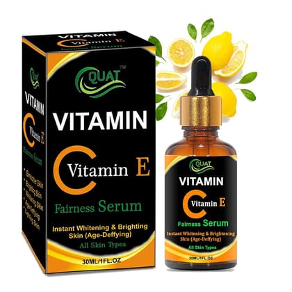 QUAT Vitamin C with Vitamin E face Serum for face Whitening & Brightening 30ml