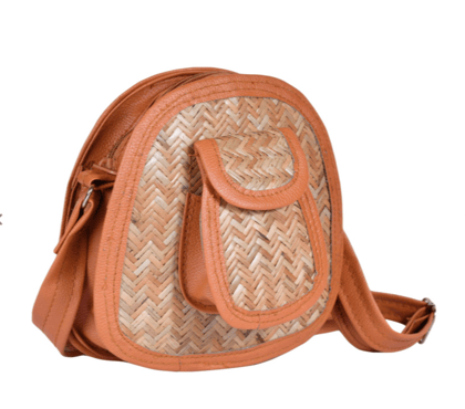 MAMATHINK NatureKraft Hand-Woven Cane Crossbody & Sling Bags women