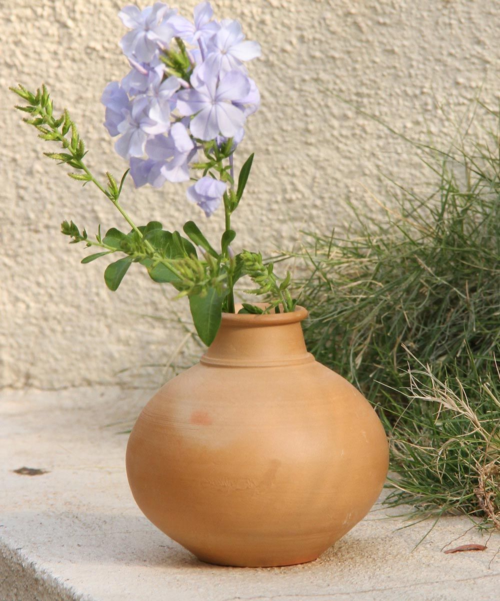 Round Terracotta Pot - Natural