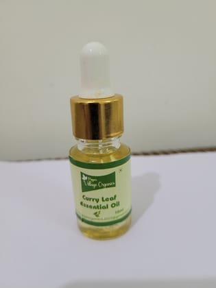 Organic Curry Leaf Essential Oil |100% Pure, Natural & Undiluted Oil for Skin Care, Hair Care & Use in Aromatheraphy