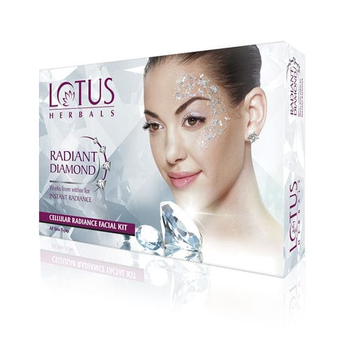 Lotus Herbals Radiant Diamond Cellular Radiance Facial Kit (37g)