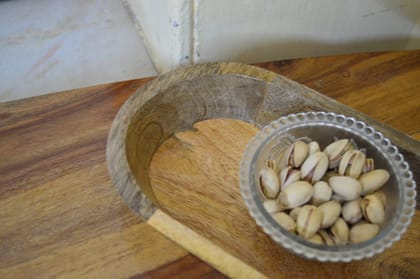 Handmade wooden tray mango wood small serving tray