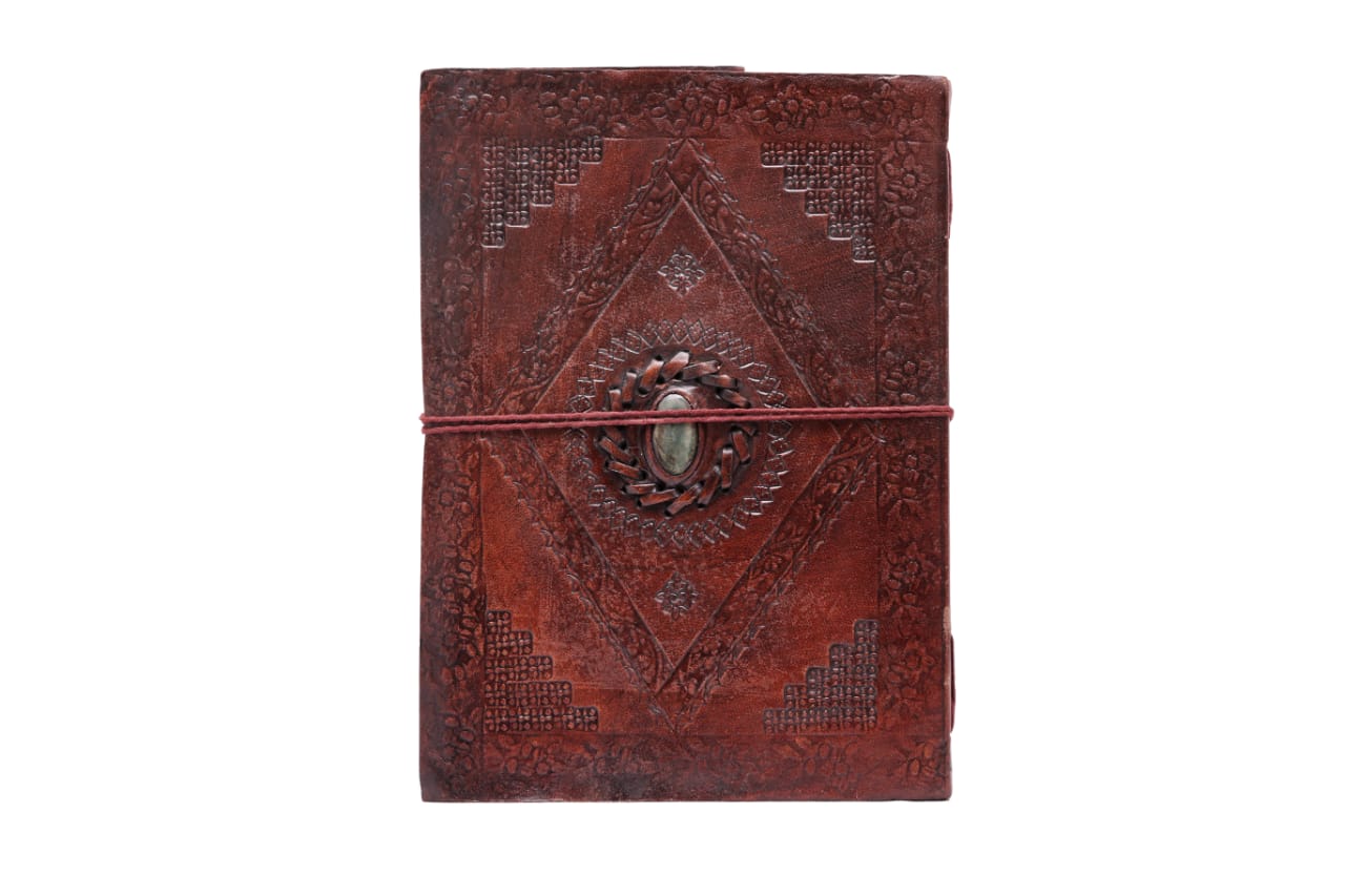 vintage handmade leather Handmade Personal Leather Bound Diary cum Notepad for Men and Women