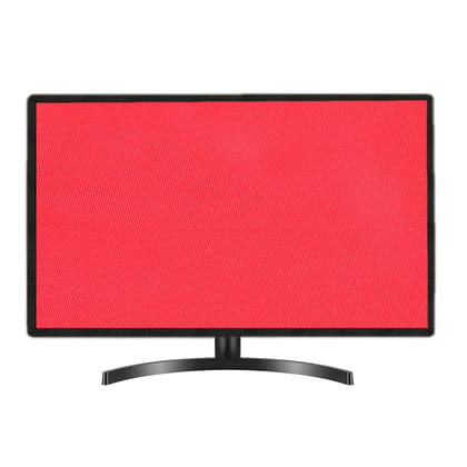 PalaP Super Premium Dust Proof Monitor Cover for VIEWSONIC 32 inches Monitor (RED)